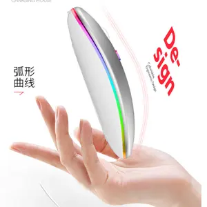 Dual Mode Wireless Luminous Charging Silent Mouse for Apple