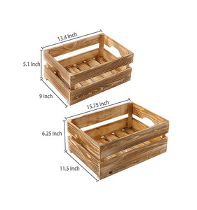 Cesta <span class=keywords><strong>de</strong></span> <span class=keywords><strong>Madera</strong></span> Vintage, Caja <span class=keywords><strong>de</strong></span> Almacenamiento Decorativa, Caja <span class=keywords><strong>de</strong></span> <span class=keywords><strong>Madera</strong></span> para Frutas y <span class=keywords><strong>Verduras</strong></span> al por Mayor, Caja <span class=keywords><strong>de</strong></span> <span class=keywords><strong>Madera</strong></span> para Organización del Hogar - Product Image 6