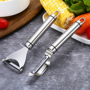 <span class=keywords><strong>Cuchillo</strong></span> pelador multifuncional, operación Manual fácil, pelador de patatas y melón de frutas, rallador Manual para el hogar, Metal de acero inoxidable 304 - Product Image 6
