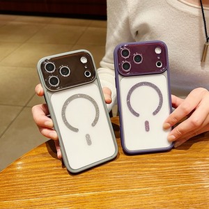 Custodia Glitterata per <span class=keywords><strong>iPhone</strong></span> 17 Pro Max con Protezione Lente, Cover Posteriore Magnetica per <span class=keywords><strong>iPhone</strong></span> 17 16 15 <span class=keywords><strong>14</strong></span> 13 12 11 - Product Image 1