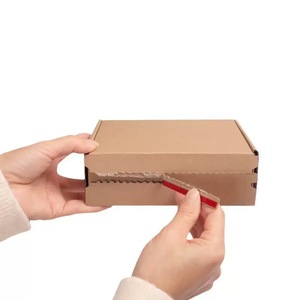 Cajas Rígidas para Envíos con Tira de Apertura, Plegables, de Papel Kraft Marrón, Corte Preciso, Ecológicas, de Cartón Corrugado de Lujo, Personalizables - Product Image 6