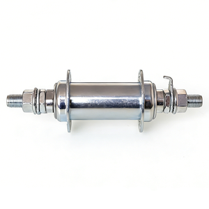 Ruedas de Bicicleta <span class=keywords><strong>MTB</strong></span>/BMX Delanteras/Traseras de Acero Galvanizado - Eje Atornillable con Rodamientos Sellados, Cuerpo de Freehub HG Tipo Tuerca, Duraderas, 36 Radios - Product Image 4