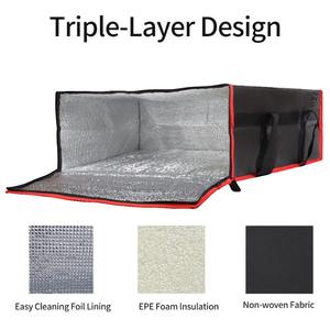 Sac Isotherme Personnalisé en Tissu Oxford Épais et TPU <span class=keywords><strong>Souple</strong></span> pour Lait Maternel avec Bandoulière, Grand Sac Glacière pour Vin et Aliments - Product Image 5