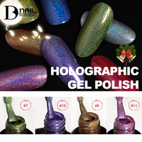 Kit de vernis gel holographique laser arc-en-ciel BD, sans TPO, sans HEMA, OEM ODM, sans avis