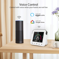 Thermostat WiFi avec télécommande IR, installation sans fil, télécommande universelle pour climatiseur, tension maximale 5V 1A pour Tuya