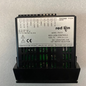 Compteur numérique double ligne RedL-ion PAX2D000 1/8 DIN avec affichage à entrée d'impulsions haute vitesse et Modbus intégré - Product Image 1