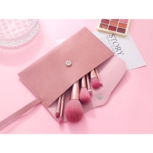<span class=keywords><strong>Precio</strong></span> barato de alta calidad 7 piezas Juego de <span class=keywords><strong>brochas</strong></span> de maquillaje Rosa Cosméticos sintéticos de primera calidad <span class=keywords><strong>Brochas</strong></span> de maquillaje con bolsa - Product Image 2