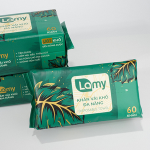 LAMY Lingettes sèches 60 feuilles Lingettes nettoyantes jetables non tissées pour le nettoyage domestique - Product Image 3