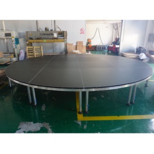 Plateforme de scène mobile extérieure en aluminium avec certification CE, montage et démontage faciles, plusieurs tailles disponibles - Product Image 4