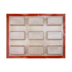 Perfect <strong>Glass</strong> Fiber <strong>Mini</strong> <strong>Loaf</strong> Moulds for Oven Baking Nonstick Rectangle Silicone Molds for Bread and <strong>Mini</strong> Brownies - Product Image 1