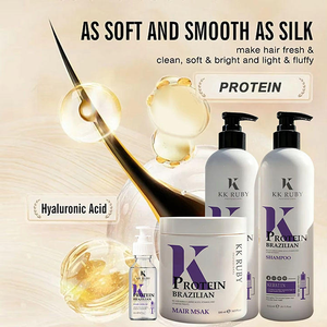 Kit Professionnel de Traitement Capillaire Lissant à la Kératine Brésilienne et Shampoing Anti-Pelliculaire à la Kératine pour Salon de Coiffure – Fabrication OEM - Product Image 2