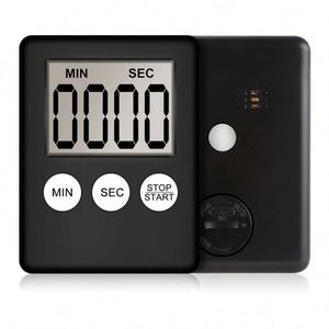 Temporizador de Cocina Magnético con Alarma Fuerte, Pantalla LED Digital, Temporizador de Cocción con Cuenta Regresiva/Ascendente, Fuente de Alimentación Eléctrica, Temporizador para Huevos Cocidos, Portátil - Product Image 3