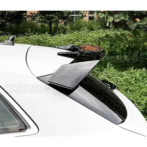 Aileron arrière universel noir brillant en carbone pour Audi A1 Sportback Q2 Q3 Q5 Q7 A3 Hatchback - Accessoires de coffre - Product Image 4