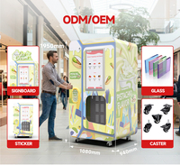Distributeur automatique intelligent de crème glacée, service rapide en 15 secondes pour les clients des centres de villégiature