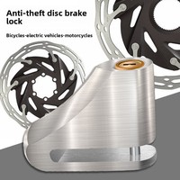 Antivol de disque pour moto et vélo électrique, empilable, anti-effraction, en métal, pour véhicules électriques