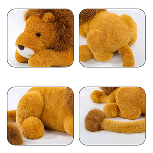 Peluche mascotte Lion, peluche personnalisable, peluche animal lion, peluche bébé lion, peluche lion jaune - Product Image 5