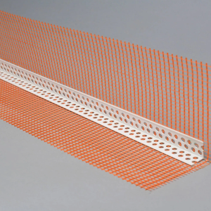 Cornière en PVC à <span class=keywords><strong>prix</strong></span> d'usine <span class=keywords><strong>avec</strong></span> maille en fibre de verre - Cornière en vinyle durable pour plâtre <span class=keywords><strong>extérieur</strong></span> et intérieur - Vente en gros - Product Image 4