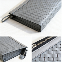 Sac à main pour homme en cuir PU, pochette longue, portefeuille pour homme, sac à main pour homme avec empreinte, portefeuille homme en cuir CD03