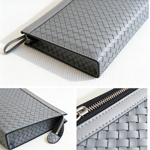 Borsa a Mano da Uomo in Pelle PU, Pochette Lunga, Portafoglio da Uomo, Sac à Main Pour Homme Avec Empreinte, Portefeuille Homme En Cuir CD03 - Product Image 6