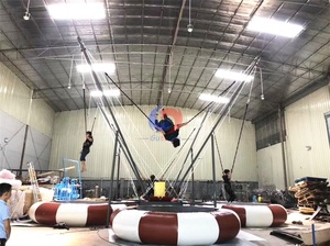 Tiangutefun — trampoline gonflable, grand cosmétique d'extérieur, de qualité commerciale, 4 station, pour enfants et adultes - Product Image 2