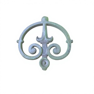 Classic Iron Ornamental Fence with Spearhead Finials Painted Finish Outdoor Use Round Shape Metal Fencing Trellis Gates - Product Image 2