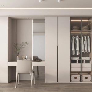 Meubles à succès, armoire double suspendue RTA, design simple, armoires portables, placard de chambre à coucher - Product Image 6