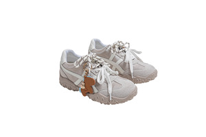 Scarpe da Allenamento in Vera Pelle con Tacco 5CM: Nuove Sneakers Sportive Casual Stile Agan 2026 per Donne - Product Image 5