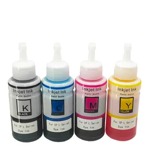 PCI 664 672 T664 T6641 T6644 Compatible Color Bulk Water Based Bottle Tintas Refill Dye Ink For Epson L130 L120 L220 Printer