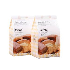 Empaques Kraft personalizados y bonitos para alimentos, pan y sándwiches con ventana transparente. Imprime tu diseño. - Product Image 3