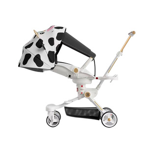 JXB <span class=keywords><strong>2022</strong></span> Date Convertible Réversible Berceau Landau En Alliage D'aluminium Facile Pliant Portable De Luxe Haut Paysage Bébé Chariot pour - Product Image 3