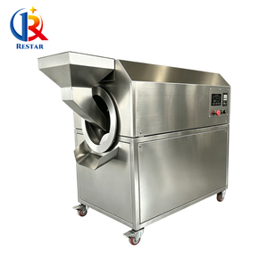 Machine de torréfaction rotative commerciale à prix d'usine pour noix de cajou, arachides, épices, piments, clous de girofle, cumin - Product Image 1
