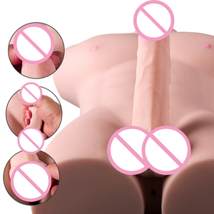Erotik-Shop-Set: Realistischer Dildo (männlicher Halbkörper, 6 Zoll) mit Echt-Haptik, Masturbationshilfe für Frauen, TPE-Sexspielzeug für Frauen - Product Image 6