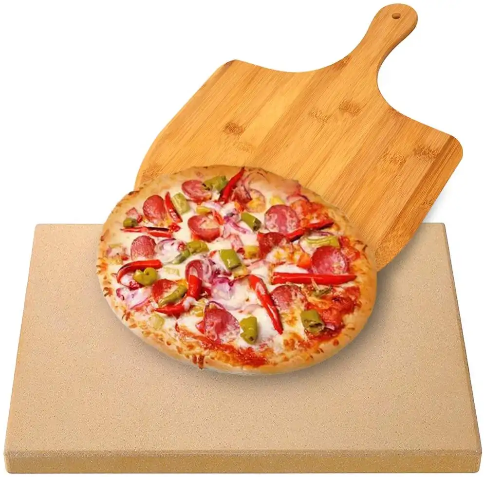 Pierre à pizza avec logo personnalisé, pierre à pizza, plaque en pierre, pour four, vente en gros