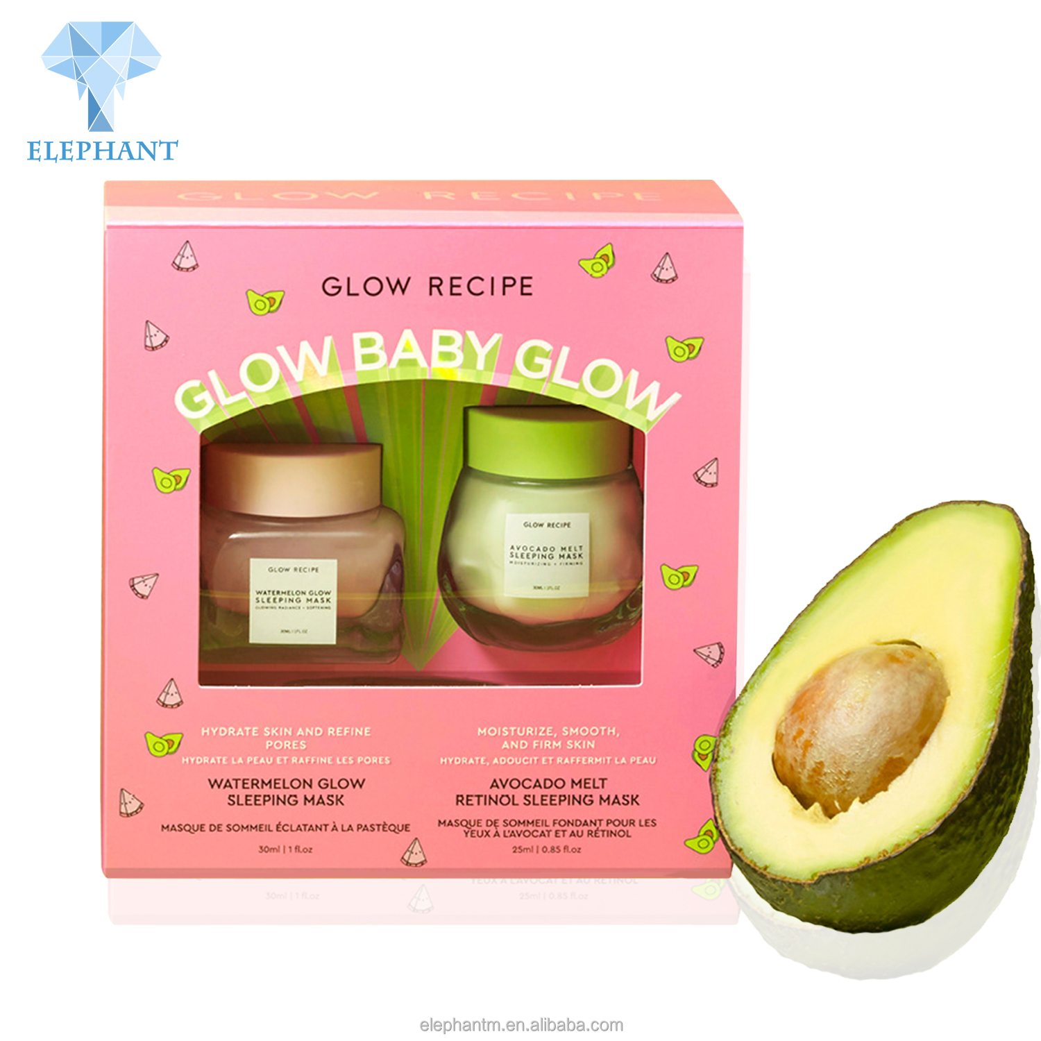 Custom Skin Care Set Packaging With Logo Luxury Cosmetic Packaging Texture Paper Window Box