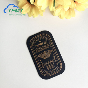 Cartes de visite en papier cartonné noir exquises, superbes détails en feuille d'or, conception personnalisée haut de gamme pour une <span class=keywords><strong>image</strong></span> professionnelle - Product Image 5
