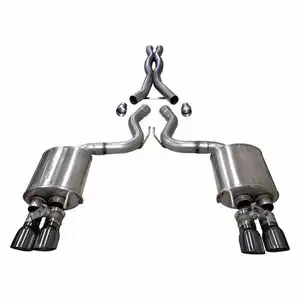 High Performance SUS304 Electric Valve Exhaust Catback for Dodge Challenger with Clamps