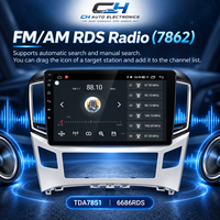 Adapté pour Grand Starex H1 2015-2018, unité principale multimédia 2 Din 9'' Android, autoradio, lecteur DVD, navigation GPS