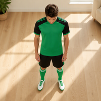 Maillot de football américain pour homme, 100 % polyester, respirant, séchage rapide, protection UV, évacuation de l'humidité, ensemble de vêtements de sport