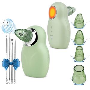 Dispositivo elettrico di bellezza a caldo per rimuovere l'acne sottovuoto comedone e detergente per pori facciali trattamento mirato per la cura della pelle - Product Image 2