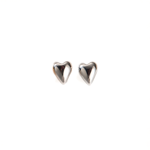 Boucles d'oreilles en forme de cœur en acier inoxydable 316L avec placage or PVD, bijoux tendance - Product Image 2
