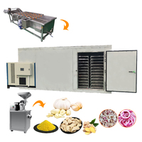 Automatische knoflook-gember droogmachine, groentesnijder, uien droogmachine