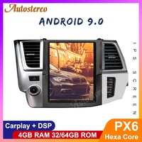 Reproductor Multimedia con Android 9,0 y navegación GPS para Toyota Highlander, autorradio estilo Tesla con 6 núcleos, Unidad Principal Carplay, para modelos 2014 a 2019