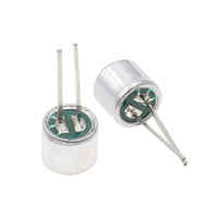 Capsule de microphone à condensateur électret 5*6mm avec cache-micro, microphone de capture sonore