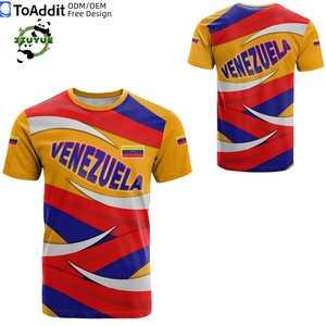 Camisetas de Fútbol de <span class=keywords><strong>Venezuela</strong></span> Estilo Urbano de Alta Calidad, Camisetas Lisas de Poliéster Transpirable, Tallas Grandes - Product Image 3