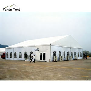 Tente de réception de mariage de grande taille 20x40m, toit double revêtement PVC, parois solides, imperméable quatre saisons, anti-UV, ignifuge, résistant au vent - Product Image 6