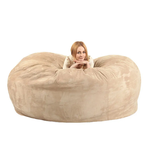 Chaise jumelle douce extra large remplie <span class=keywords><strong>d</strong></span>'éponge de <span class=keywords><strong>mousse</strong></span> de mémoire <span class=keywords><strong>lit</strong></span> géant de sac de fèves pour la famille - Product Image 4