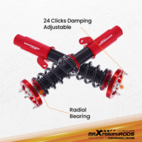 Maxpeedingrods Amortisseur de Suspension Réglable pour BMW E46 Cabriolet 318i 330ci 325ci 323ci 320cd 330cd 330i 325i 328i 318d