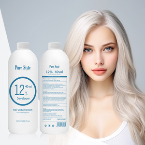 1000ml PureStyle Amonia Free Non Allergy 3% 6% 9% 12% Crema oxidante para el cabello para uso Deying - Product Image 4