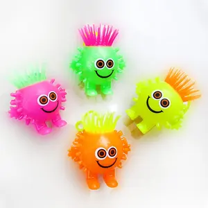 Children's Educational Toys Flashing Animal Puffer Ball TPR Plastic Toys Soft Ball Factory Direct Sale 6181127-101