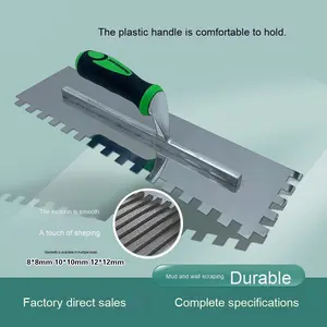 เกรียงสเตนเลสขัดเงาสี่เหลี่ยมสำหรับปูกระเบื้องทุกขนาดสำหรับปูกระเบื้องผนังและพื้น - Product Image 4